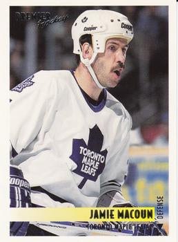 #102 Jamie Macoun - Toronto Maple Leafs - 1994-95 O-Pee-Chee Premier Hockey