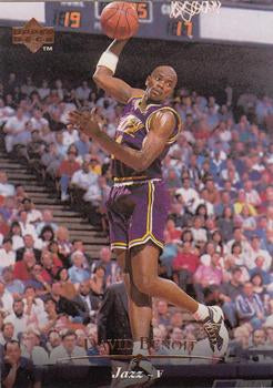 #102 David Benoit - Utah Jazz - 1995-96 Upper Deck Basketball