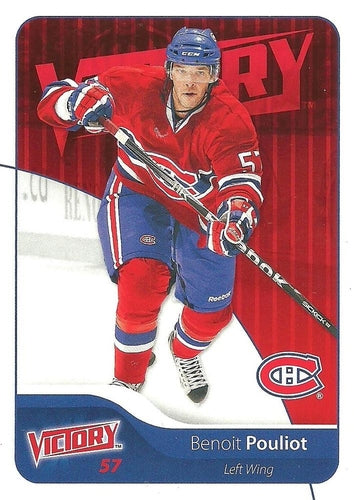 #102 Benoit Pouliot - Montreal Canadiens - 2011-12 Upper Deck Victory Hockey