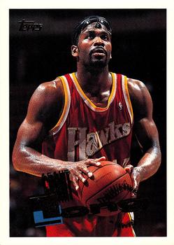 #102 Grant Long - Atlanta Hawks - 1995-96 Topps Basketball