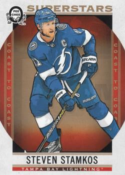#102 Steven Stamkos - Tampa Bay Lightning - 2018-19 O-Pee-Chee Coast to Coast Hockey