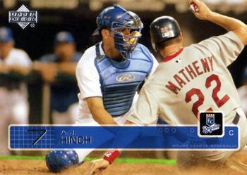 #102 A.J. Hinch - Kansas City Royals - 2003 Upper Deck Baseball