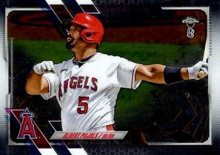 #102 Albert Pujols - Los Angeles Angels - 2021 Topps Chrome Ben Baller Edition Baseball