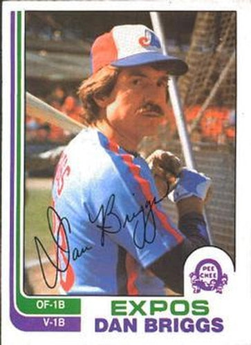 #102 Dan Briggs - Montreal Expos - 1982 O-Pee-Chee Baseball