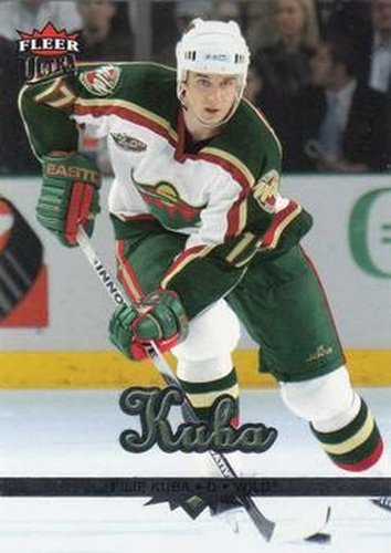 #102 Filip Kuba - Minnesota Wild - 2005-06 Ultra Hockey