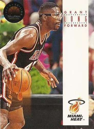 #102 Grant Long - Miami Heat - 1993-94 SkyBox Premium Basketball