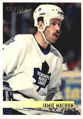 #102 Jamie Macoun - Toronto Maple Leafs - 1994-95 Topps Premier Hockey