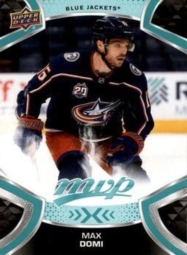 #102 Max Domi - Columbus Blue Jackets - 2021-22 Upper Deck MVP Hockey