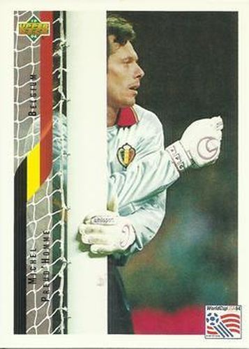 #102 Michel Preud'Homme - Belgium - 1994 Upper Deck World Cup Contenders English/Spanish Soccer