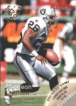 #102 Napoleon Kaufman - Oakland Raiders - 1996 Fleer Football
