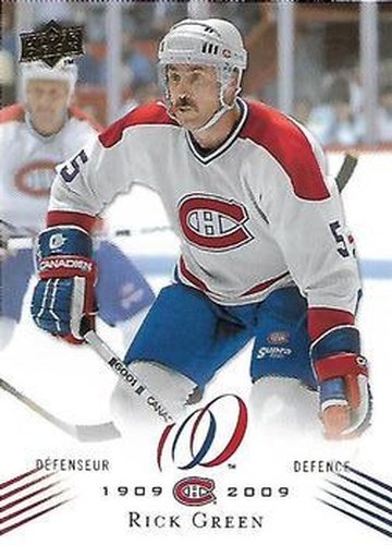 #102 Rick Green - Montreal Canadiens - 2008-09 Upper Deck Montreal Canadiens Centennial Hockey
