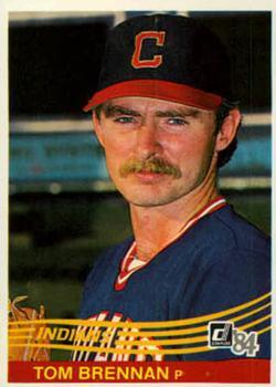 #102 Tom Brennan - Cleveland Indians - 1984 Donruss Baseball