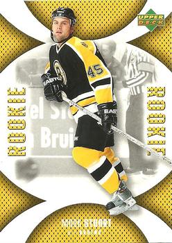 #102 Mark Stuart - Boston Bruins - 2006-07 Upper Deck Mini Jersey Hockey