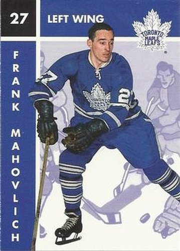 #102 Frank Mahovlich - Toronto Maple Leafs - 1995-96 Parkhurst 1966-67 Hockey
