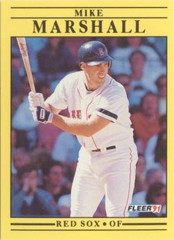 #102 Mike Marshall - Boston Red Sox - 1991 Fleer Baseball