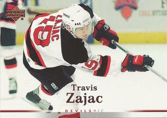 #102 Travis Zajac - New Jersey Devils - 2007-08 Upper Deck Hockey