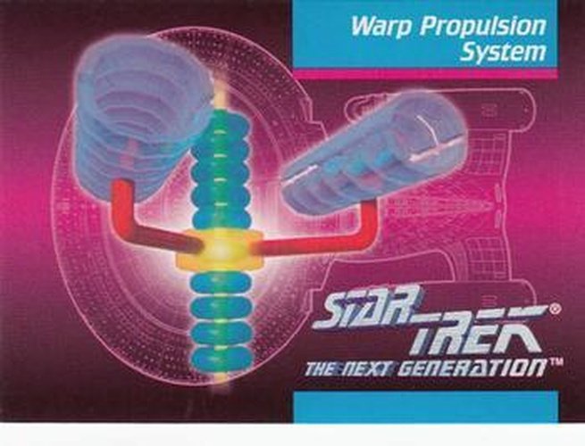 #102 Warp Propulsion System - 1992 Impel Star Trek: The Next Generation