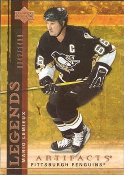 #102 Mario Lemieux - Pittsburgh Penguins - 2007-08 Upper Deck Artifacts Hockey