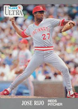 #102 Jose Rijo - Cincinnati Reds - 1991 Ultra Baseball
