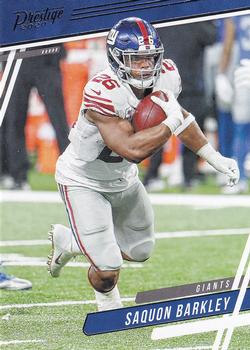 #102 Saquon Barkley - New York Giants - 2020 Panini Prestige Football