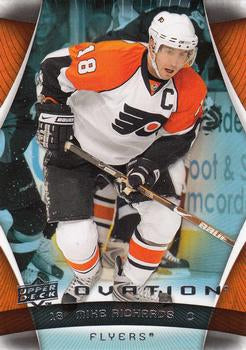 #102 Mike Richards - Philadelphia Flyers - 2009-10 Upper Deck Ovation Hockey