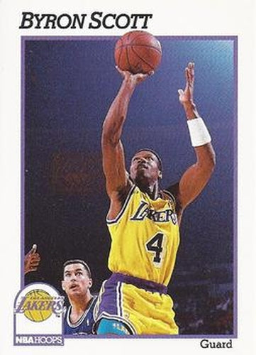 #103 Byron Scott - Los Angeles Lakers - 1991-92 Hoops Basketball