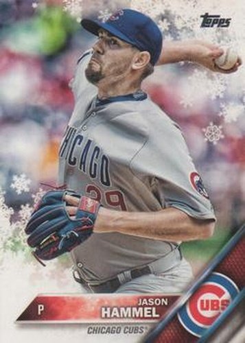 #HMW103 Jason Hammel - Chicago Cubs - 2016 Topps Holiday Baseball
