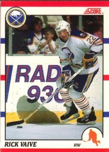 #103 Rick Vaive - Buffalo Sabres - 1990-91 Score Canadian Hockey