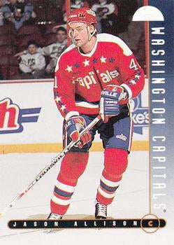 #103 Jason Allison - Washington Capitals - 1995-96 Leaf Hockey
