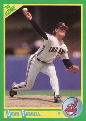 #103 John Farrell - Cleveland Indians - 1990 Score Baseball