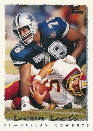 #103 Leon Lett - Dallas Cowboys - 1995 Topps Football