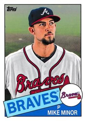 #103 Mike Minor - Atlanta Braves - 2013 Topps Archives Baseball