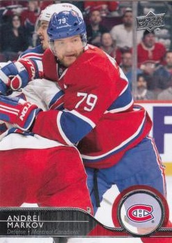 #103 Andrei Markov - Montreal Canadiens - 2014-15 Upper Deck Hockey