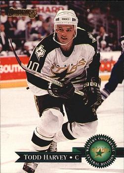 #103 Todd Harvey - Dallas Stars - 1995-96 Donruss Hockey