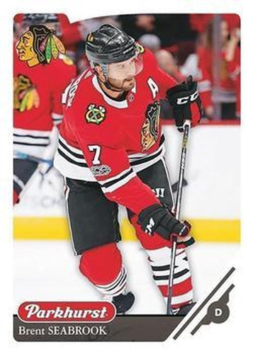 #103 Brent Seabrook - Chicago Blackhawks - 2018-19 Parkhurst Hockey