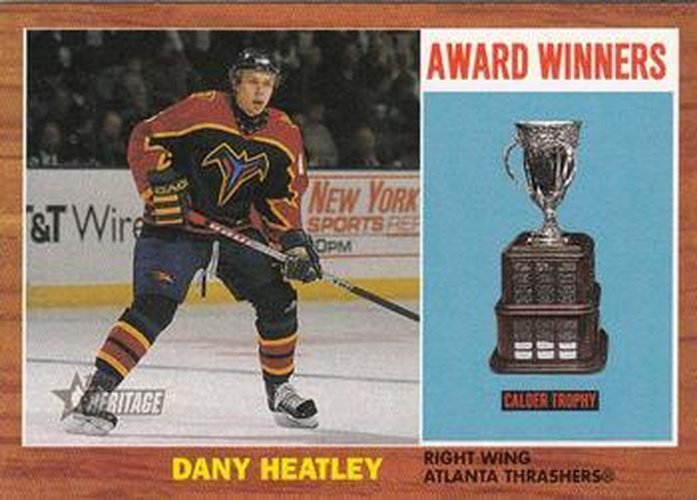 #103 Dany Heatley - Atlanta Thrashers - 2002-03 Topps Heritage Hockey
