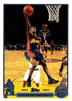 #103 Gilbert Arenas - Golden State Warriors - 2003-04 Topps Basketball