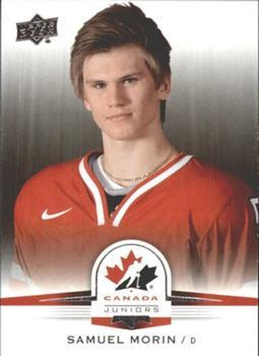 #103 Samuel Morin - Canada - 2014-15 Upper Deck Team Canada Juniors Hockey