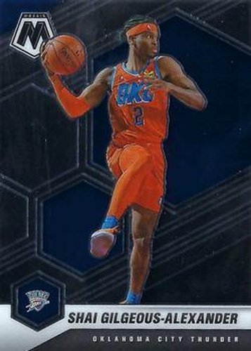 #103 Shai Gilgeous-Alexander - Oklahoma City Thunder - 2020-21 Panini Mosaic Basketball