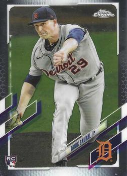 #103 Tarik Skubal - Detroit Tigers - 2021 Topps Chrome Baseball