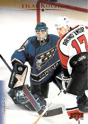 #103 Olaf Kolzig - Washington Capitals - 1995-96 Upper Deck Hockey