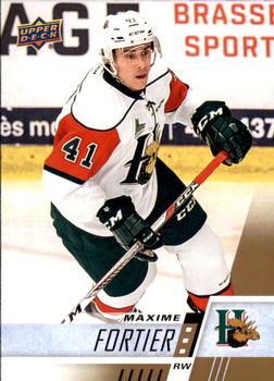 #103 Maxime Fortier - Halifax Mooseheads - 2017-18 Upper Deck CHL Hockey