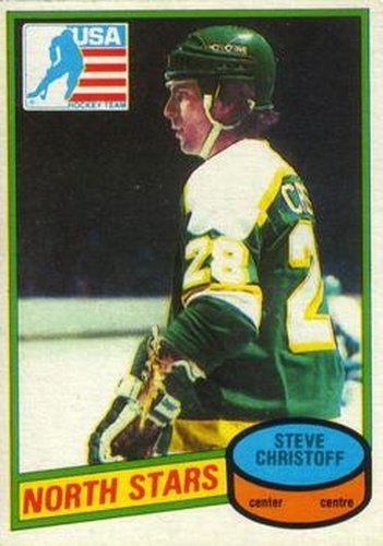 #103 Steve Christoff - Minnesota North Stars - 1980-81 O-Pee-Chee Hockey