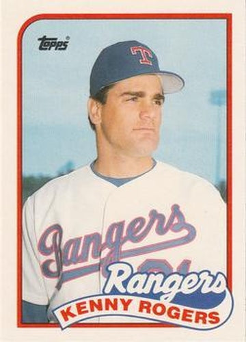 #104T Kenny Rogers - Texas Rangers - 1989 Topps Traded Baseball