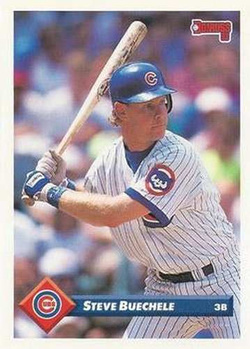 104 Steve Buechele - Chicago Cubs - 1993 Donruss Baseball – Isolated Cards