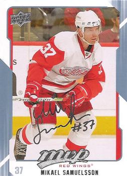 #104 Mikael Samuelsson - Detroit Red Wings - 2008-09 Upper Deck MVP Hockey