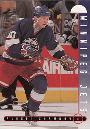 #104 Alexei Zhamnov - Winnipeg Jets - 1995-96 Leaf Hockey