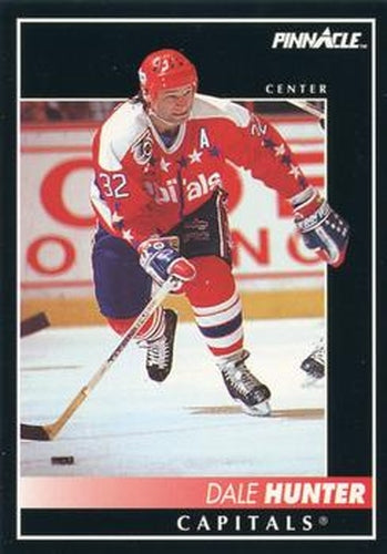 #104 Dale Hunter - Washington Capitals - 1992-93 Pinnacle Canadian Hockey