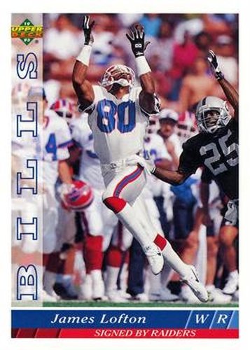 #104 James Lofton - Los Angeles Raiders - 1993 Upper Deck Football