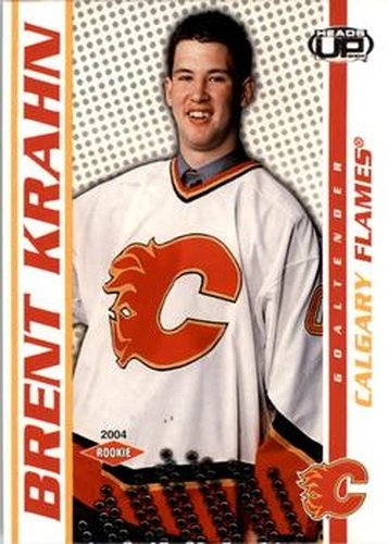 #104 Brent Krahn - Calgary Flames - 2003-04 Pacific Heads Up Hockey
